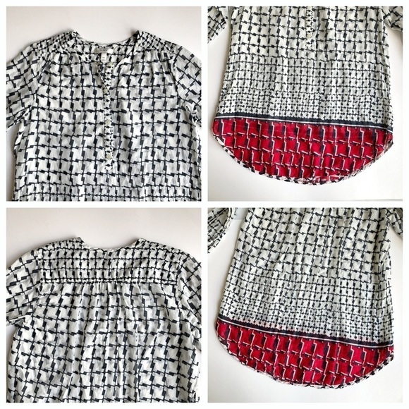 J. Crew Cubist Houndstooth Tunic Cover-Up - Picture 7 of 10